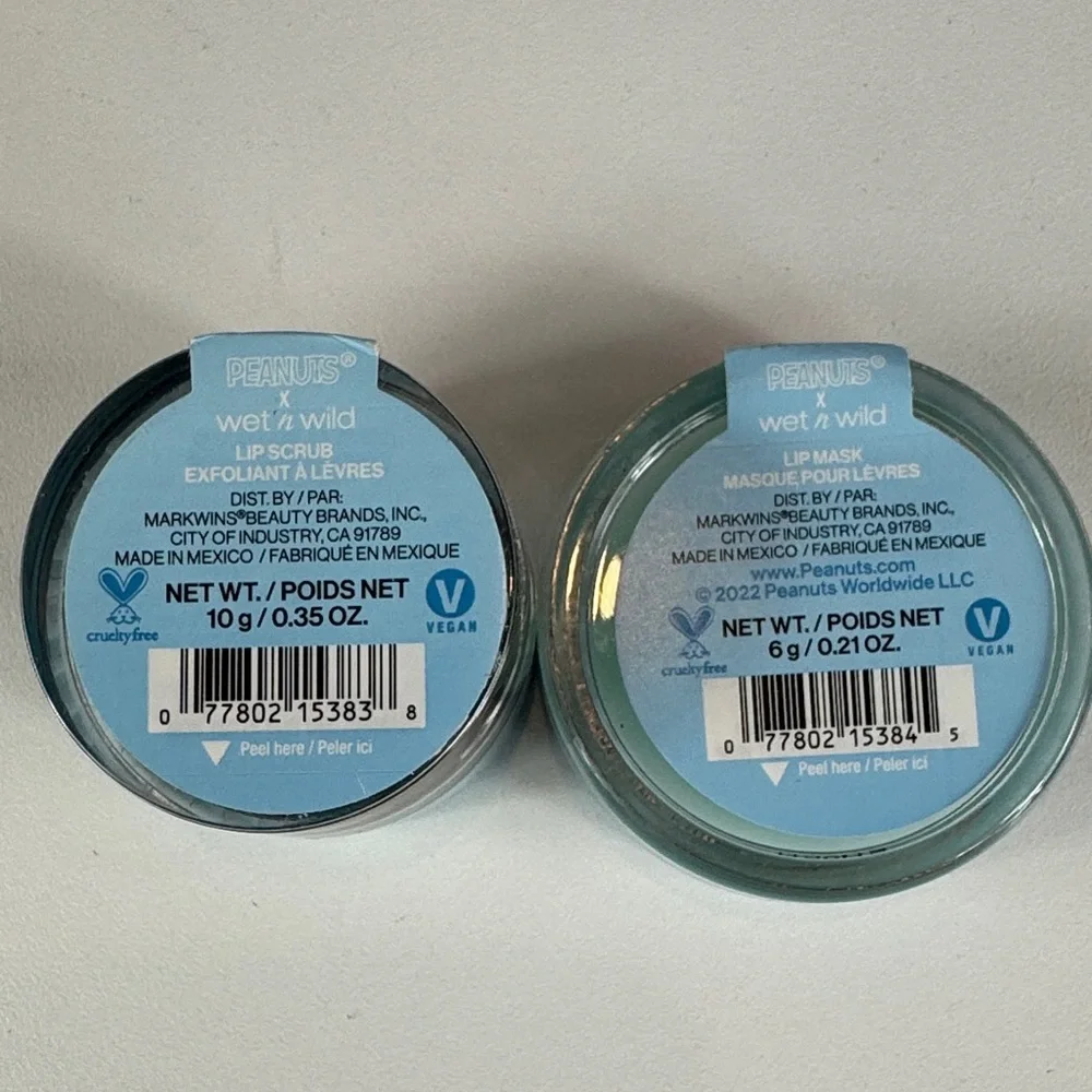 NWT Wet n Wild Peanuts Lip Care Duo Set of 2